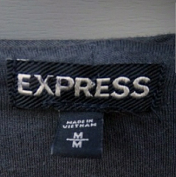 EXPRESS Gold Sequin Fuzzy Open Cardigan M - Picture 3 of 4